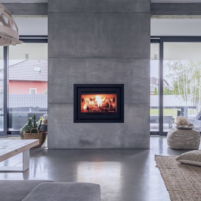 a fireplace example